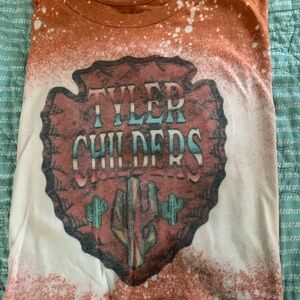 Tyler Childers Graphic Tee - Orange and White